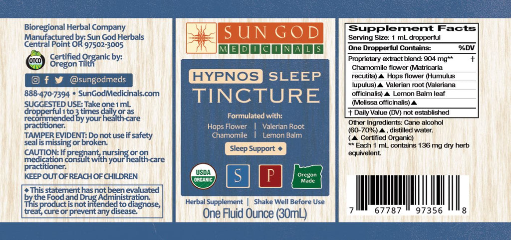 Hypnos Sleep Herbal Tincture