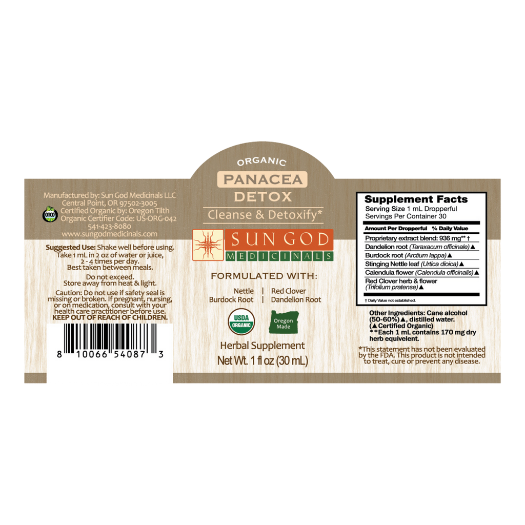 Panacea Detox Herbal Tincture