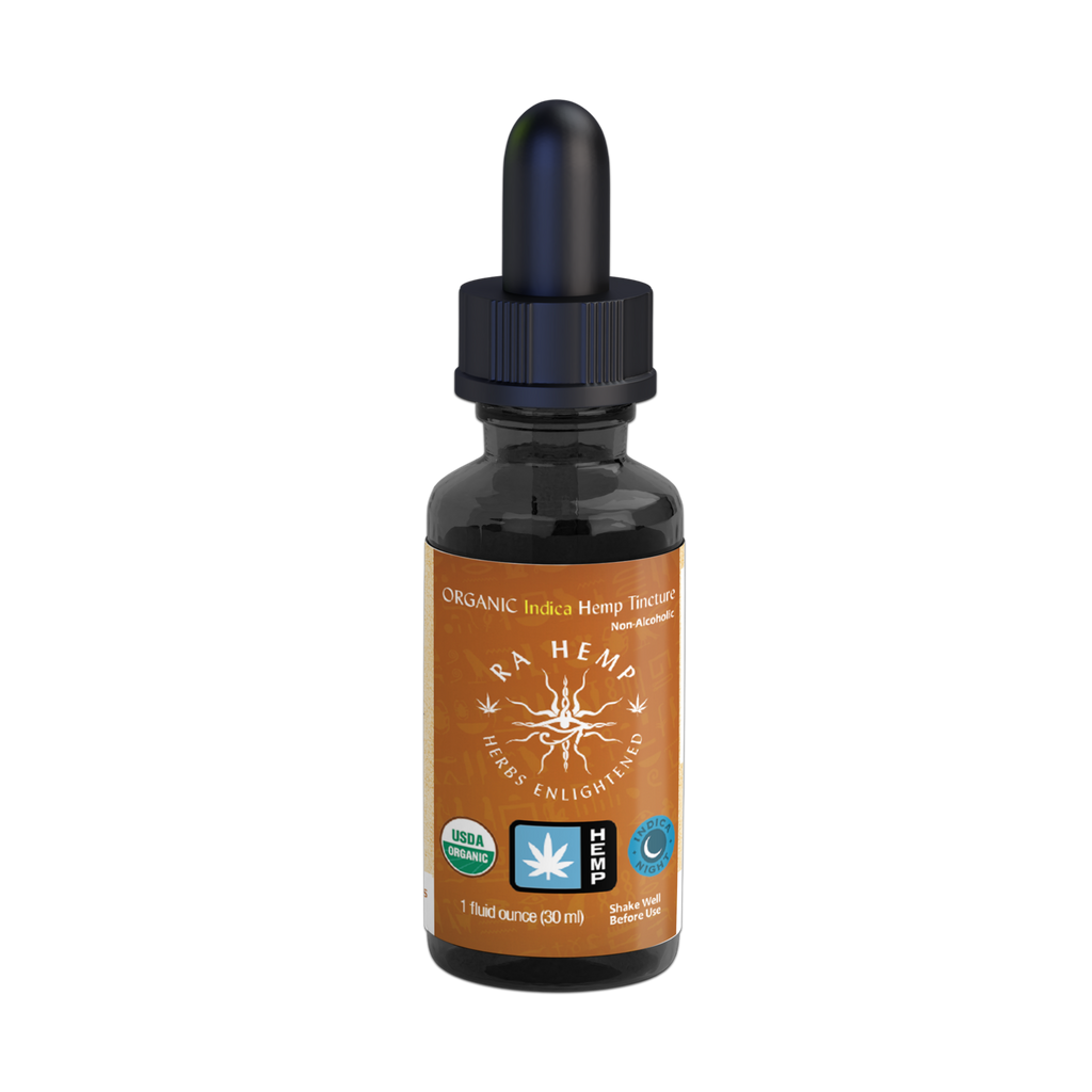 Organic Ra Hemp MCT Oil Tincture 500 Indica