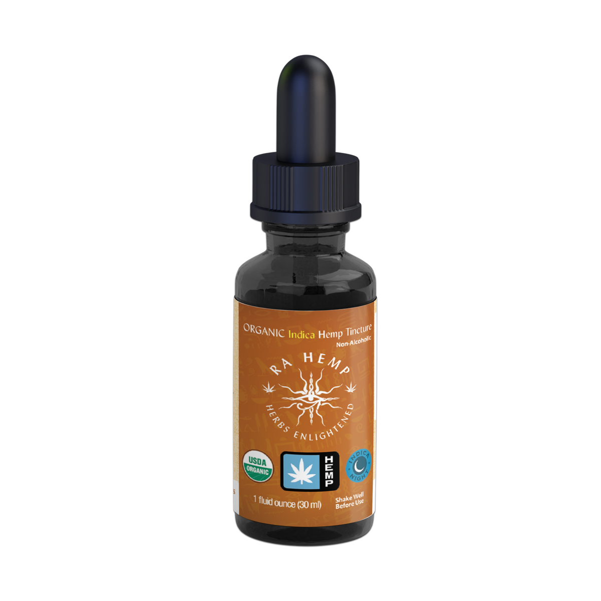 Organic Ra Hemp MCT Oil Tincture 500 Indica
