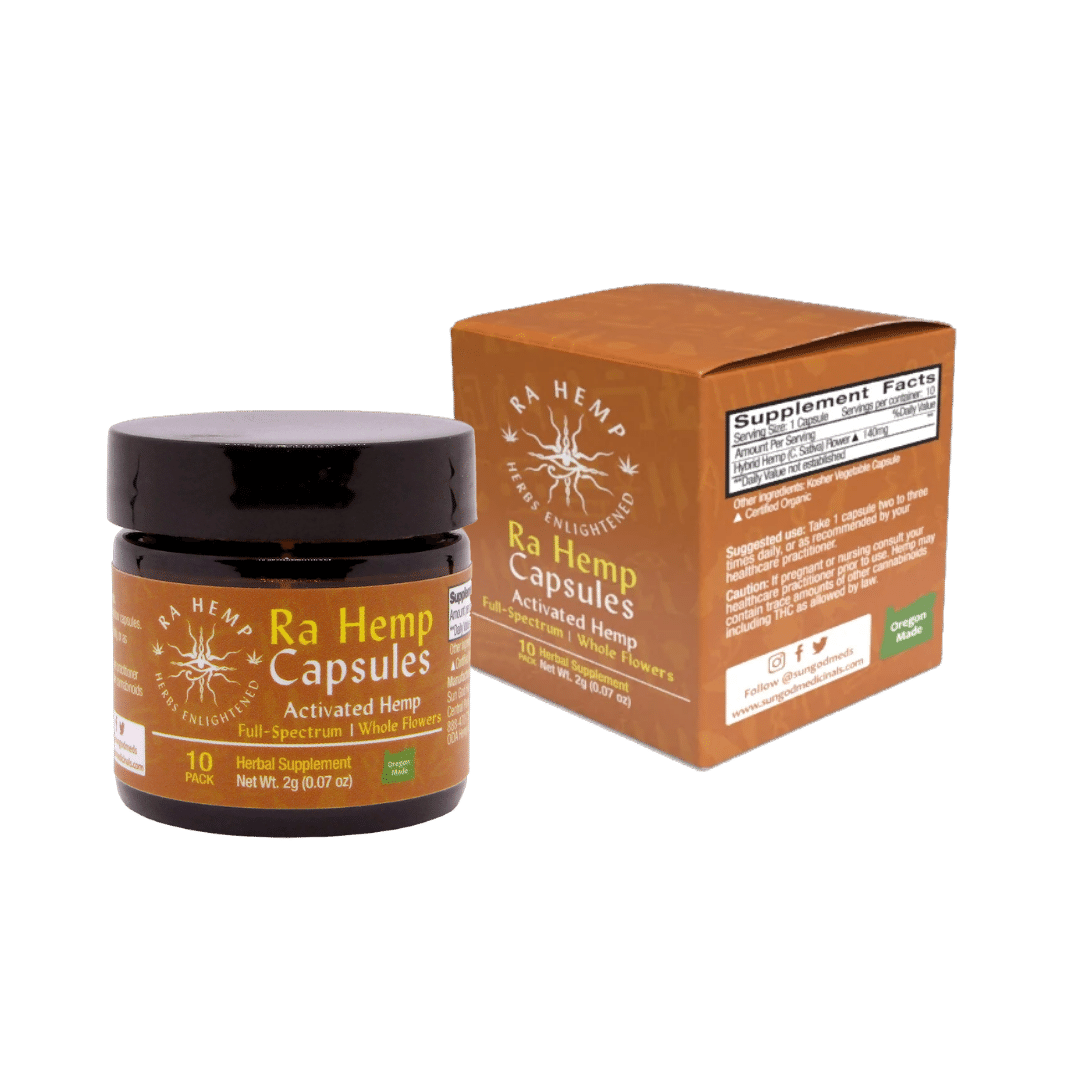 Ra Hemp Capsules - 10 pk