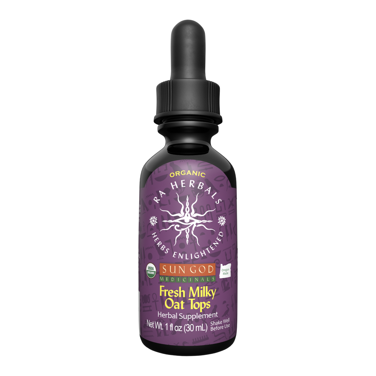Ra Herbals Certified Organic Fresh Milky Oat Tops Tincture
