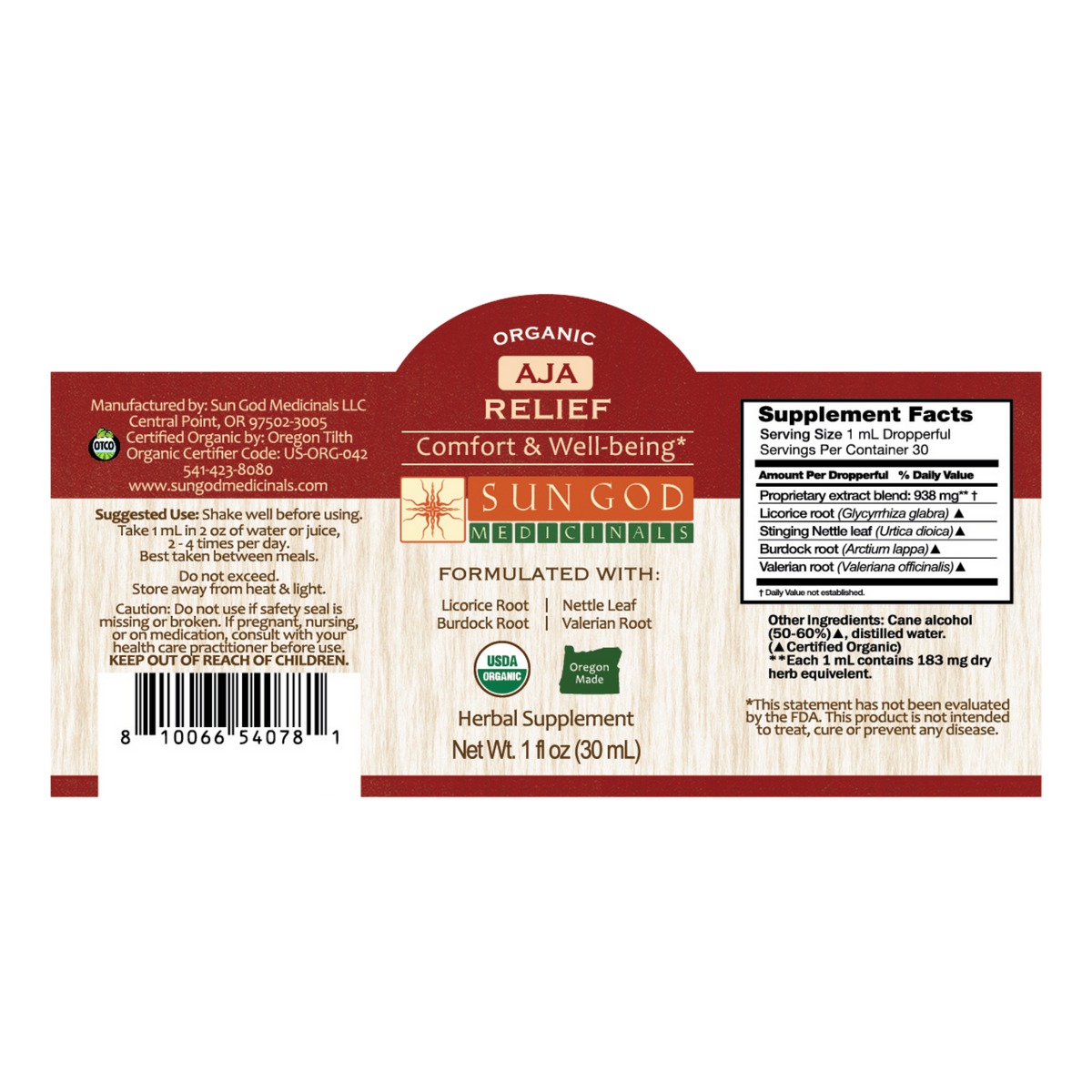 Aja Relief Herbal Tincture