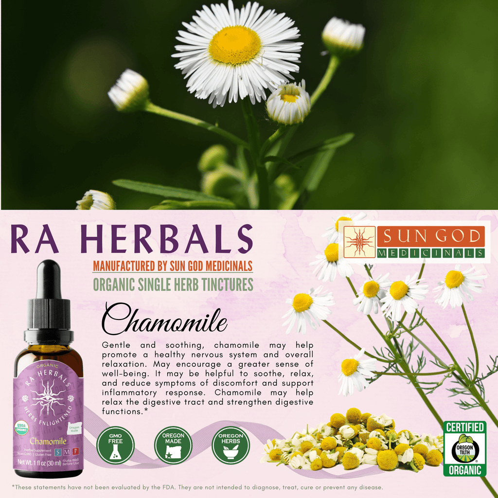 Ra Herbals Certified Organic Chamomile Tincture