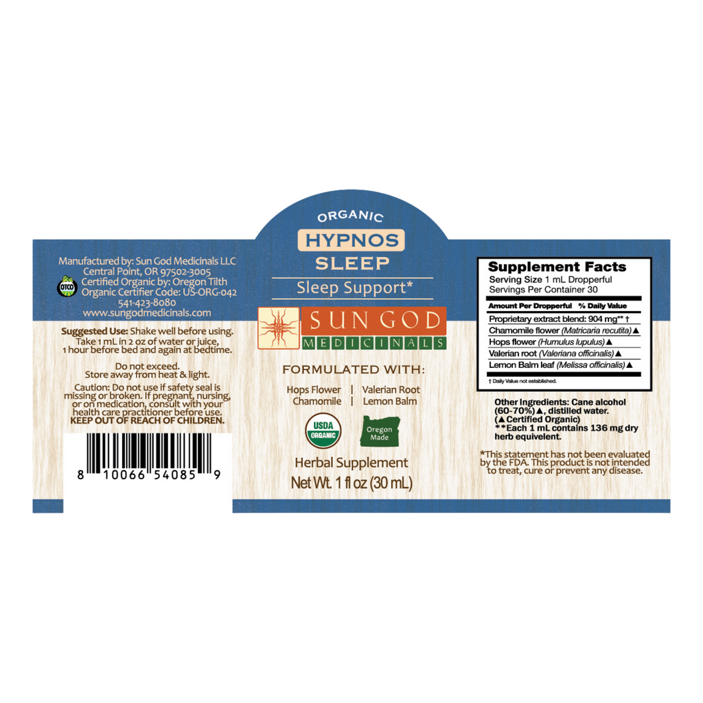 Hypnos Sleep Herbal Tincture