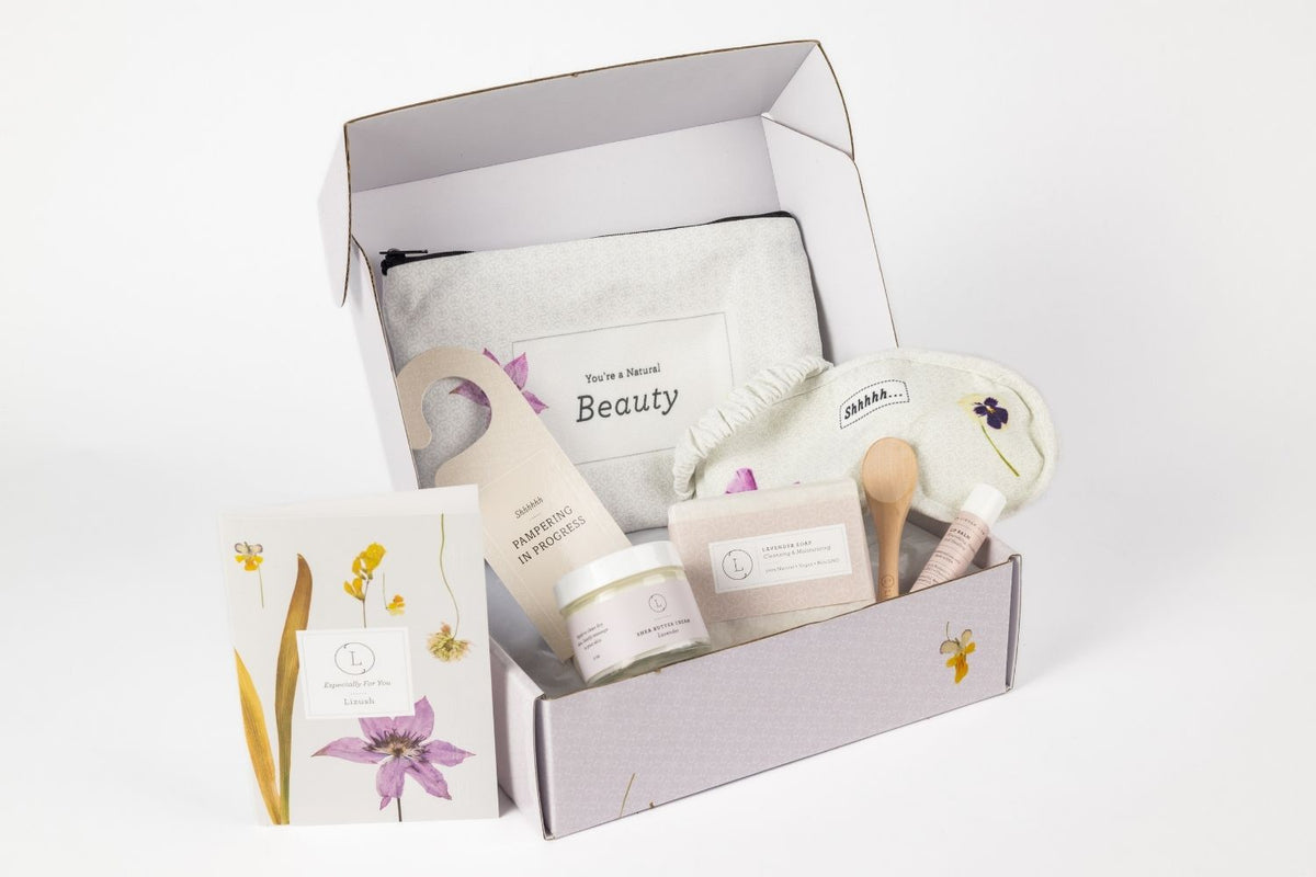 Cosmetic Bag Bath and Body Gift Set, Travel Toiletry Bag Kit, Appreciation Gift