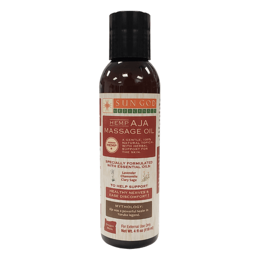 Aja Hemp Massage Oil - 4 oz.