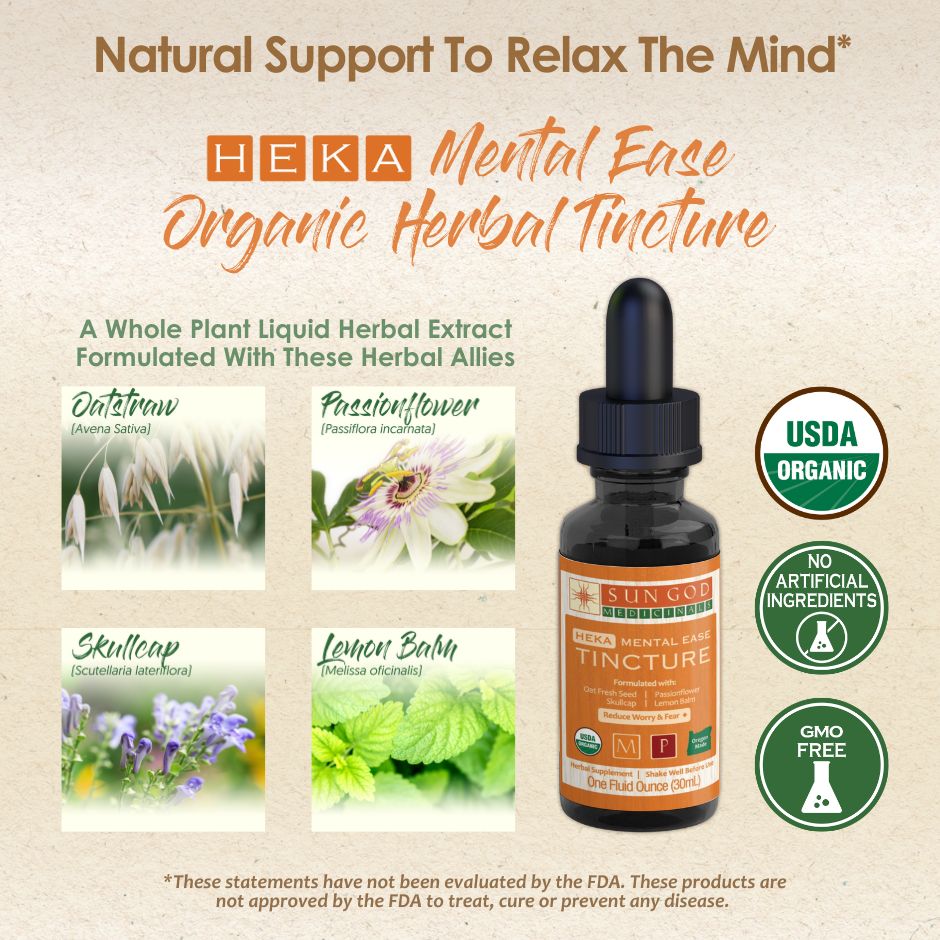 Heka Mental Ease Herbal Tincture
