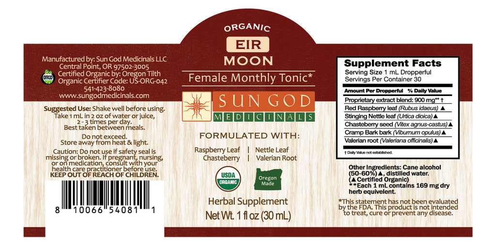 Eir Moon Herbal Tincture