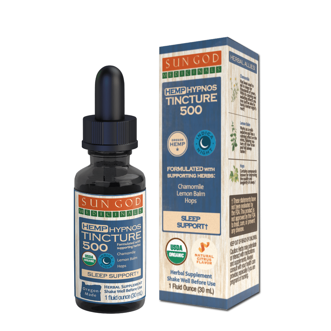 Organic Hypnos Sleep Hemp Tincture 500