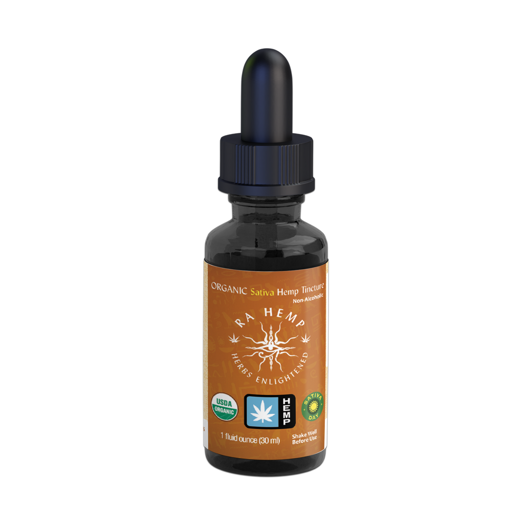 Organic Ra Hemp MCT Oil Tincture 500 Sativa
