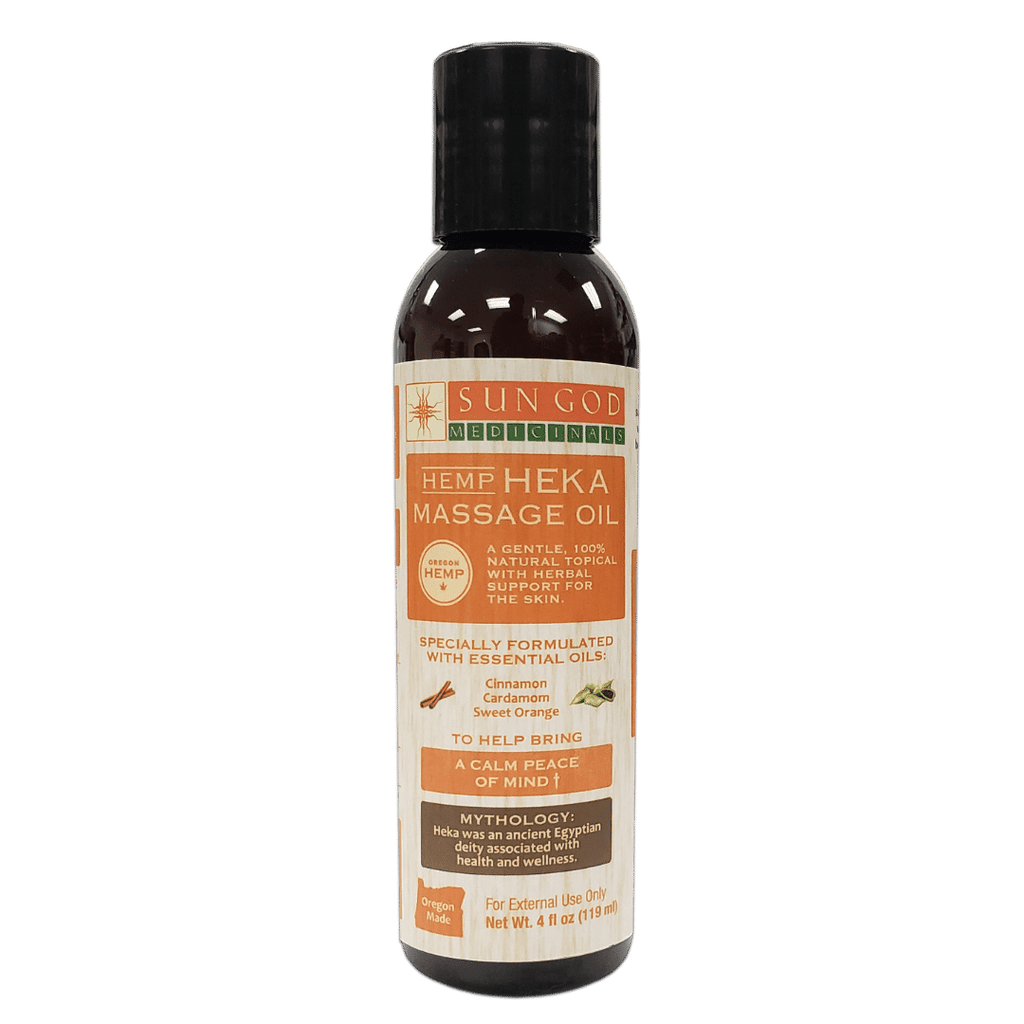 Heka Hemp Massage Oil - 4 oz. - Sale